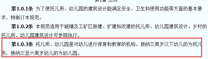 托兒所、幼兒園建筑設(shè)計規(guī)范截圖