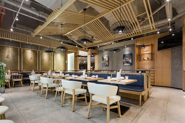 串串香小吃店燈光裝修設(shè)計效果圖