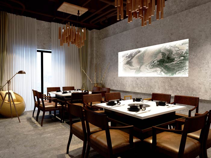 景區(qū)私家菜館包廂裝修設計效果圖